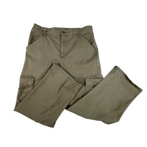 Bagatelle Collection Cargo Pants Women's Size 12 Relaxed Fit Stretch Army Green